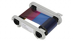 Полноцветная лента YMCKK на 500 оттисков с двумя панелями черного для двусторонней печати в Калуге